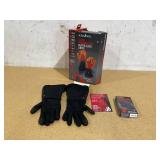 L/XL ActionHeat 5V Rechargeable Heated Glove Liners for Men