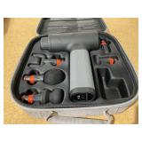 Sharper Image® Powerboost® Deep Tissue Percussion Massager Version 3.0, Massage Gun w/ 5 Attachments, 6 Speed Settings