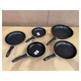 LOT OF 5 Frying Pans