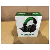Onn. Xbox Wired Video Game Headset with 3.5mm Connector, Flip-to-Mute Mic