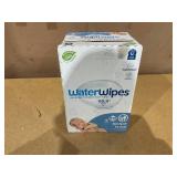 WaterWipes Original 99.9% Water Based Baby Wipes, Unscented, 9 Resealable Packs (540 Wipes)
