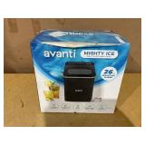 Avanti 26 lb Bullet Ice Maker, Black Stainless Steel