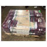 24 Boxes of Home Decorators Collection Larkmead Oak 12mm T x 7.56 in. W Waterproof Laminate Wood Flooring (15.95 sq. ft./Case)  Customer Returns See Pictures