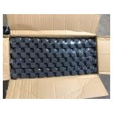 Norsk Black 24 in. x 24 in. x 0.47 in. Foam Interlocking Floor Mat (6-Pack) Customer Returns See Pictures