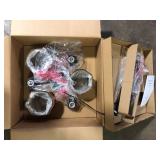 Hampton Bay Castleford 3-Light Oil Rubbed Bronze Transitional Classic Chandelier for Dining Areas with No Bulbs Included Customer Returns See Pictures