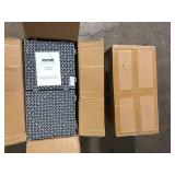 Lot of VEVOR Interlocking Drainage Mat Floor Tiles PVC Modular Gym Flooring Tiles 12 x 12 x 0.6 in. (Gray 50 Pcs,50 sq ft)  Customer Returns See Pictures