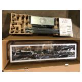 Feit Electric Katalyst 60-Watt 5-Light Matte Black Modern Adjustable CCT and 3-Light Modes Integrated LED Chandelier Light Customer Returns See Pictures