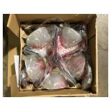 Hampton Bay Halophane 5-Light Oil Rubbed Bronze Chandelier with Frosted Ribbed Glass Shades Customer Returns See Pictures