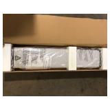 Commercial Electric Moroccan 48 in. x 10 in. Dark Bronze CCT Selectable LED Flush Mount Ceiling Light 4000 Dimmable Lumens Customer Returns See Pictures