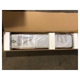 Commercial Electric Moroccan 48 in. x 10 in. Dark Bronze CCT Selectable LED Flush Mount Ceiling Light 4000 Dimmable Lumens Customer Returns See Pictures