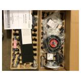 Hampton Bay 52 in. Corwin Indoor/Outdoor Matte Black LED Ceiling Fan with Light Kit Customer Returns See Pictures