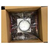 Monteaux Lighting 12 in. 1-Light Black Pendant Light Fixture with Clear Glass Cylinder Shade  Customer Returns See Pictures