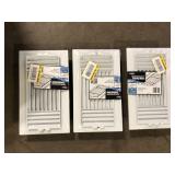 Lot of Everbilt 12 in. x 6 in. 3-Way Plastic Wall/Ceiling Register in White Customer Returns See Pictures