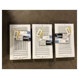 Lot of Everbilt 12 in. x 6 in. 3-Way Plastic Wall/Ceiling Register in White Customer Returns See Pictures