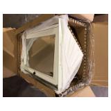 Home Decorators Collection Hamilton 20 in. W x 27 in. H Rectangular Medicine Cabinet with Mirror  Customer Returns See Pictures