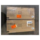 Lot of Commercial Electric Combo 14-Watt Equivalent Integrated LED White Exit Sign and Emergency Light with Ni-Cad 9.6-Volt Battery  Customer Returns See Pictures