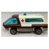 1969 REDLINE Hot Wheels "The Heavy Weights" Ambulance With Button