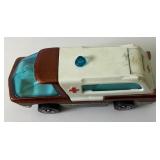 1969 REDLINE Hot Wheels "The Heavy Weights" Ambulance With Button