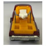 1969 REDLINE Hot Wheels "The Heavy Weights" Tow Truck Transparent Rust Red With Button