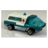 1969 REDLINE Hot Wheels "The Heavy Weights" Ambulance With Button