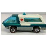 1969 REDLINE Hot Wheels "The Heavy Weights" Ambulance With Button