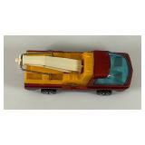 1969 REDLINE Hot Wheels "The Heavy Weights" Tow Truck Transparent Red With White Interior