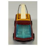 1969 REDLINE Hot Wheels "The Heavy Weights" Tow Truck Transparent Red With White Interior