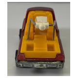 1969 REDLINE Hot Wheels "The Heavy Weights" Tow Truck Transparent Red With White Interior