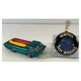 1967 REDLINE Hot Wheels "Deora" With  Surf Boards & Button Nice Condition