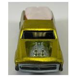 1969 REDLINE Hot Wheels "Seasider" With Boat & Button Transparent Yellow Very Clean