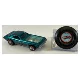 1970 REDLINE Hot Wheels "Bye-Focal" With Button Nice Condition (Bottom Rough Casted)