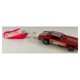 1969 REDLINE Hot Wheels "The Mongoose" Plymouth Funny Car With Parachute Nice Condition