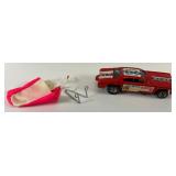 1969 REDLINE Hot Wheels "The Mongoose" Plymouth Funny Car With Parachute Nice Condition