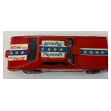 1969 REDLINE Hot Wheels "The Mongoose" Plymouth Funny Car With Parachute Nice Condition