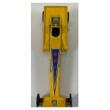 1971 REDLINE Hot Wheels " The Snake " Rear Engine Dragster With Parachute Nice Condition