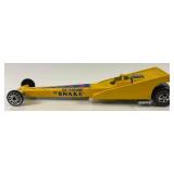 1971 REDLINE Hot Wheels " The Snake " Rear Engine Dragster With Parachute Nice Condition