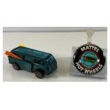 1969 REDLINE Hot Wheels Volkswagon "BEACH BOMB" With Surf Boards And Button Nice Condition