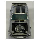 1969 REDLINE Hot Wheels Chrome "Boss Hoss" Mustang Nice Condition Has Number Stickers Present