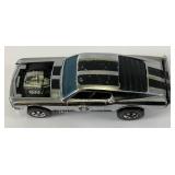 1969 REDLINE Hot Wheels Chrome "Boss Hoss" Mustang Nice Condition Has Number Stickers Present