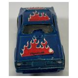 1969 REDLINE Hot Wheels "The Mongoose II" Blue Funny Car With Slide On Bottom (STAR RIVET) Nice Condition