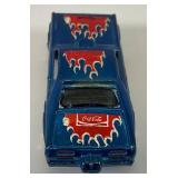 1969 REDLINE Hot Wheels "The Mongoose II" Blue Funny Car With Slide On Bottom (STAR RIVET) Nice Condition