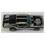 1969 REDLINE Hot Wheels Chrome "Boss Hoss" Mustang Really Nice Condition Has Number Stickers Present