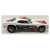 1969 Hard To Find (Star Rivet) REDLINE Hot Wheels "The Snake II" Funny Car Very Nice Condition Slide Present On Bottom