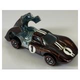 1968 REDLINE Hot Wheels "Ford Mk IV" Transparent Dsark Brown Very Nice Condition