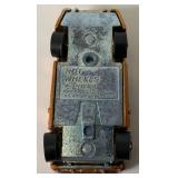 1968 REDLINE Hot Wheels "Mclaren M6A" Transparent Orange With Button Nice Condition