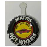 1968 REDLINE Hot Wheels "Fire Chief Cruiser" With Button & Blue Light On Top Very Nice Condition