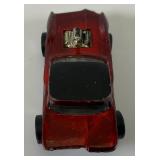 1968 REDLINE Hot Wheels "PYTHON" Transparent Red With Button Nice Condition(Button Stem Missing)