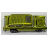 1969 REDLINE Hot Wheels "Classic Nomad" Transparent Apple Green With Button Super Nice Condition