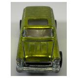 1969 REDLINE Hot Wheels "Classic Nomad" Transparent Apple Green With Button Super Nice Condition