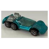 1970 REDLINE Hot Wheels "Six Shooter " Transparent Aqua Nice Condition